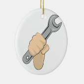 moersleutel keramisch ornament (Rechts)