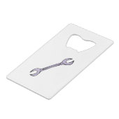 moersleutel kredietkaart flessenopener (Achterkant Gekanteld)