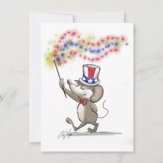 Moe's Happy 4 juli uitnodiging (Voorkant)