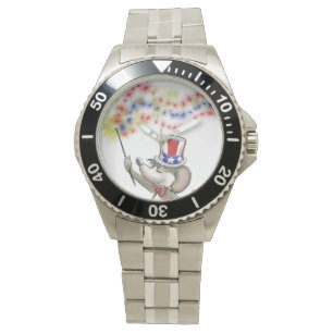 Moe's Happy 4e juli Watch Horloge