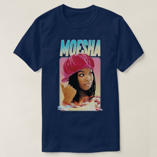 Moesha 90s stijl ventilator ontwerp t-shirt (Design voorkant)