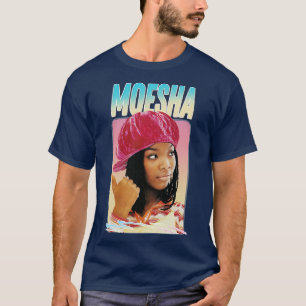 Moesha 90s stijl ventilator ontwerp t-shirt