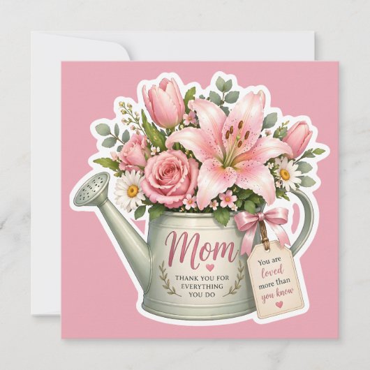 Moestuin Bloemen Save The Date (Voorkant)