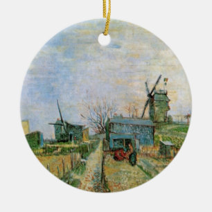 Moestuin in Montmartre door Vincent van Gogh Keramisch Ornament