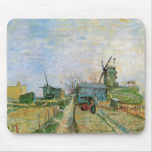 Moestuin in Montmartre door Vincent van Gogh Muismat