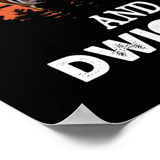 Moet alleen zijn en naar Dwight Yoakam Retro luist Poster (Hoek)