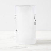 Moet een Texaan zijn Matglas Bierpul (Center)