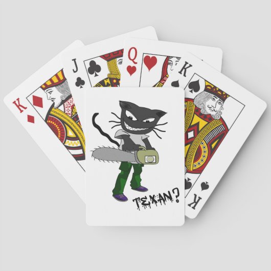 Moet een Texaan zijn Pokerkaarten (Achterkant)