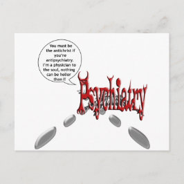 Moet het antichrist zijn als je antipsychiatrie be briefkaart