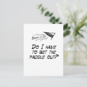 Moet ik de peddel eruit halen? briefkaart (Staand voorkant)