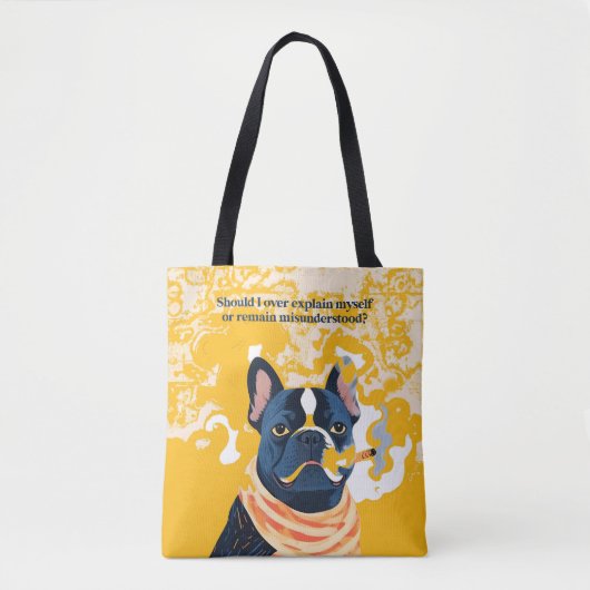 Moet ik mezelf te veel uitleggen draagtas (Voorkant)