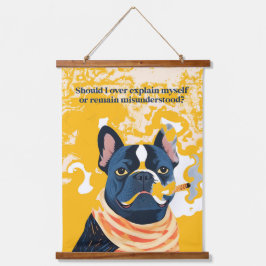 Moet ik mezelf te veel uitleggen hangend wandkleed