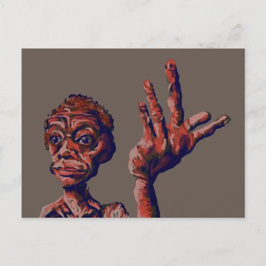 moet ik wachten briefkaart (Voorkant)