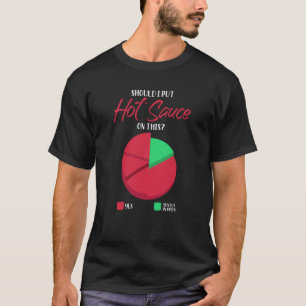 Moet ik warme saus op deze piemgrafiek zetten? t-shirt
