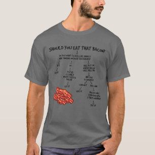 Moet je die Bacon Funny Bacon Lover Gift eten? T-shirt