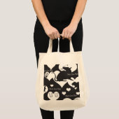 Moet. Liefde. Ratten zwart-wit Tas (Voorkant (product))