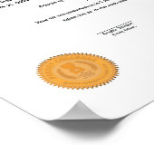 Moet naar het college gaan" poster (Hoek)