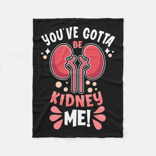 Moet nierdialyse patiënt nierbewuste zijn fleece deken (Voorkant)