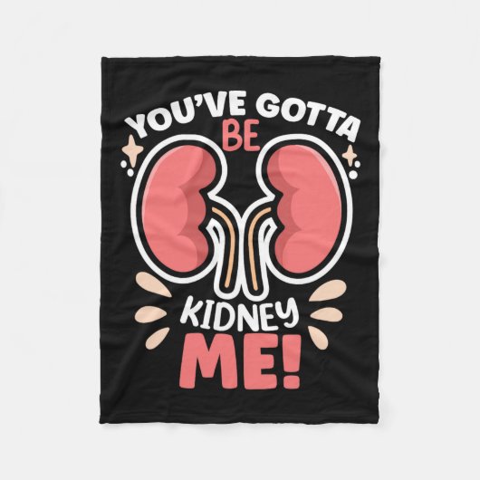 Moet nierdialyse patiënt nierbewuste zijn fleece deken (Voorkant)