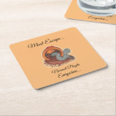 Moet ontsnappen...de potentiële creatie P.C. Vierkante Kartonnen Onderzetter (Schuin)