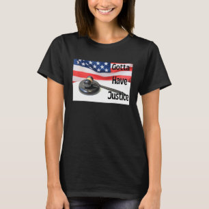 Moet Rechtvaardigheid Hebben Hamer Nr 8 T-shirt