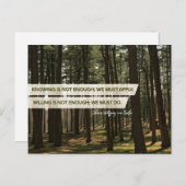 Moet toepassen en moet doen briefkaart (Voorkant / Achterkant)