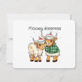 Moey Kissmas Cartographie Vache Noël Carte (Devant)