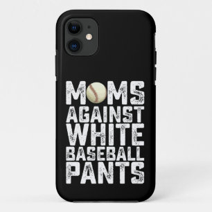 Moezen Tegen Witte Honkbalbroeken Moederdag iPhone 11 Hoesje