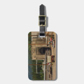 Moffat Train Tunnel Pine Trees Colorado Bagagelabel (Voorkant verticaal)