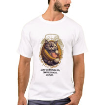 Mog met sarcasme aangedreven T-shirt | 3 uur slaap