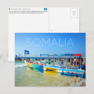 Mogadishu, Somalië Reisansichtkaart Briefkaart