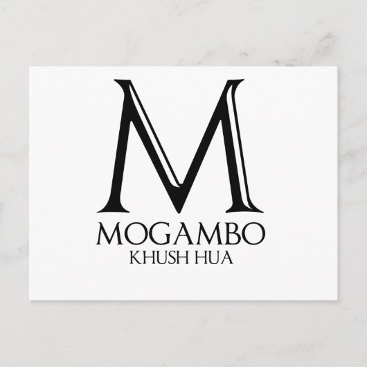 Mogambo Briefkaart (Voorkant)