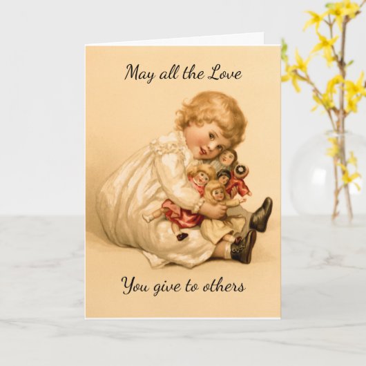 Moge al de liefde kaart (Gele Bloem)