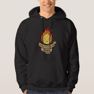 Moge al uw Bacon Burn Scary Fire Demon Hoodie