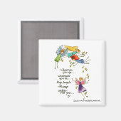 Moge Angels altijd naar jou kijken Magneet (Voorkant / Achterkant)