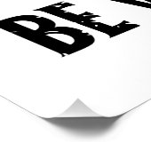 Moge de baan bij je zijn Grappige golfcadeaus Perfect Poster (Hoek)