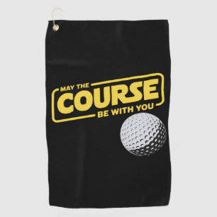 Moge de baan met je zijn Funny Golf Golfen Golfhanddoek