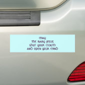 Moge de Baby Jezus... Bumpersticker (Op auto)