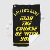 Moge de cursus bij U Aangepaste Golfhanddoek zijn (Insitu)