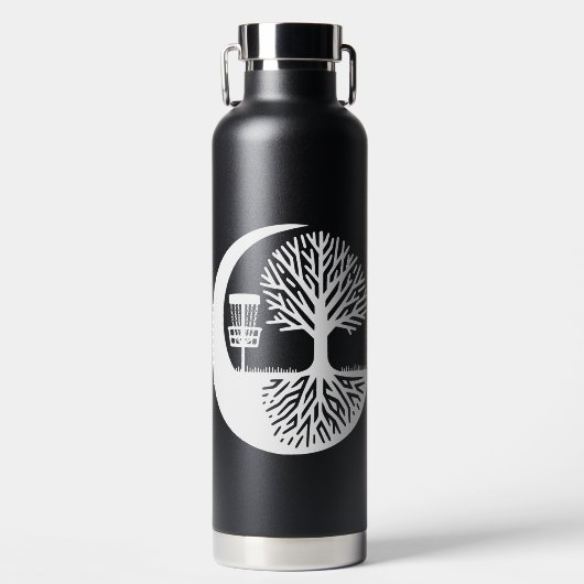 Moge de Cursus bij U zijn | Disc Golf Humor Waterfles (Voorkant)