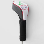 Moge de cursus bij u zijn (golfafdekking) golfheadcover (Schuin)