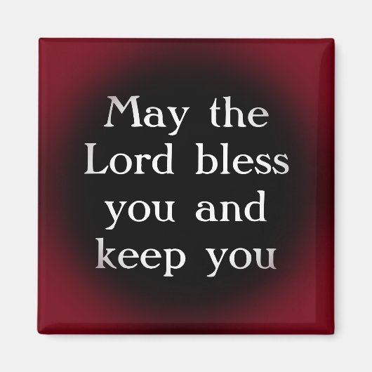 Moge de Heer u zegenen en u houden Magneet (Voorkant)