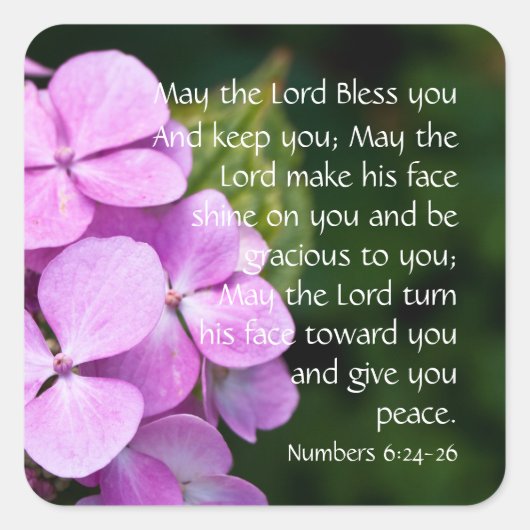 Moge de Heer u zegenen Sticker (Voorkant)