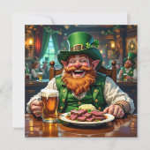 Moge de Ierse Kansen met je zijn! St. Patrick's Kaart (Voorkant)