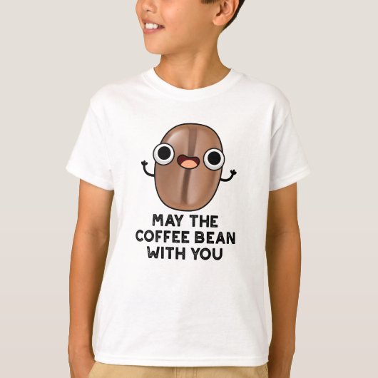 Moge de koffieboon met je Drinken T-shirt (Voorkant)
