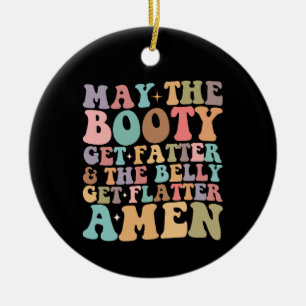 Moge de kont vetter worden en de buik platter keramisch ornament