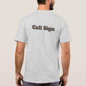 Moge de Morse met jou Ham Radio T-shirt zijn (Achterkant)