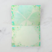 "Moge de weg omhoog gaan..." Irish Blessing Shamro Kaart (Binnen)