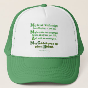Moge de weg omhoog om u te ontmoeten trucker pet