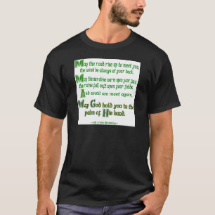Moge de weg voor je opstijgen Groen T-shirt